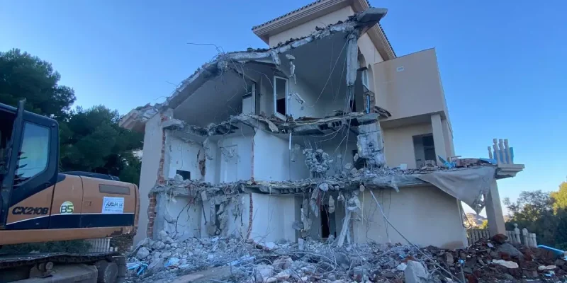 Proyecto de demolición chalet en La Manga club