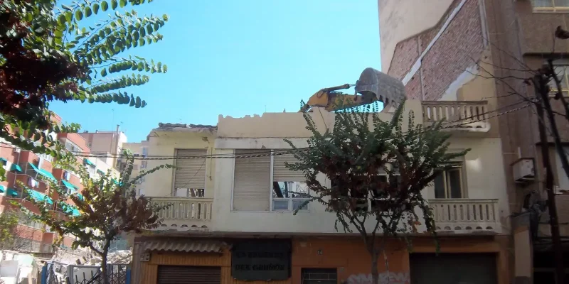 Proyecto de demolición edificio 5 plantas Jiménez de la Espada