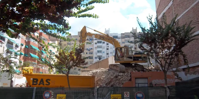 Proyecto de demolición edificio 5 plantas Jiménez de la Espada
