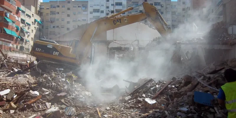 Proyecto de demolición edificio 5 plantas Jiménez de la Espada