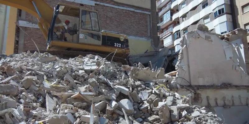 Proyecto de demolición edificio 5 plantas Jiménez de la Espada